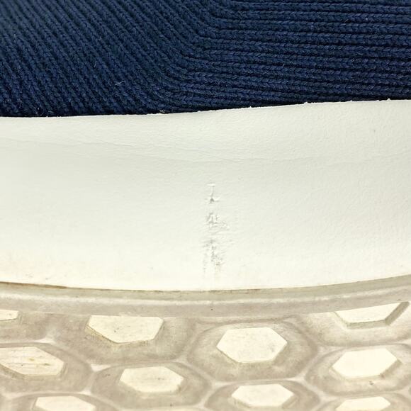 Vince Womens Abbot Sock Sneaker Boots Navy Knit White Soles Pull On Size 10 - Picture 11 of 12